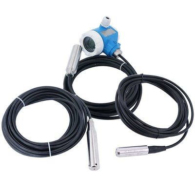 24VDC Stainless Steel Hydraulic Level Transmitter With Polyvinyl Fluoride Cable