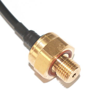 G1/4 Cable Outlet Brass Miniature Pressure Sensor For Smart Fire Controlling