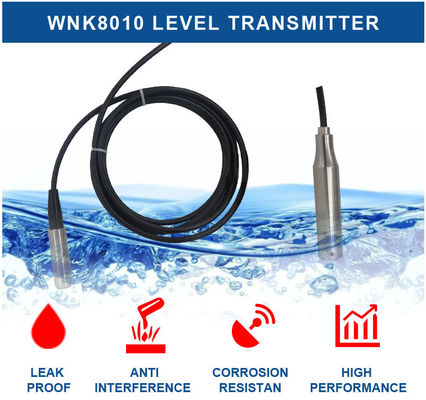Anti Corrosive Submersible Level Transducer For Pool / Tank Measuring