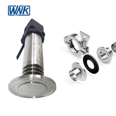 Sanitary Flush Diaphragm Hygienic Industrial Pressure Transmitter 4-20mA Output