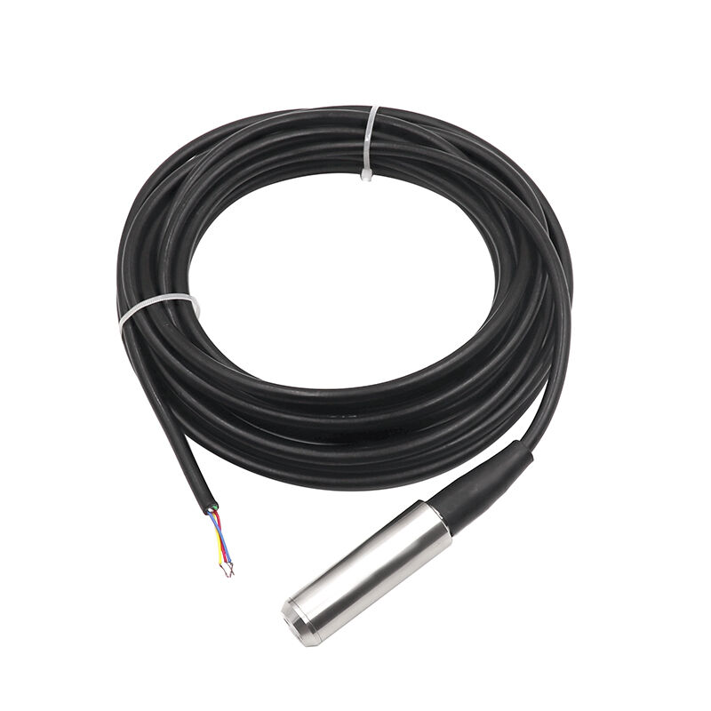 WNK Industrial Grade 4-20mA SS304/SS316L Liquid Tank Level Sensor 0.5% Accuracy for Hydrostatic Water Sewage Treatment