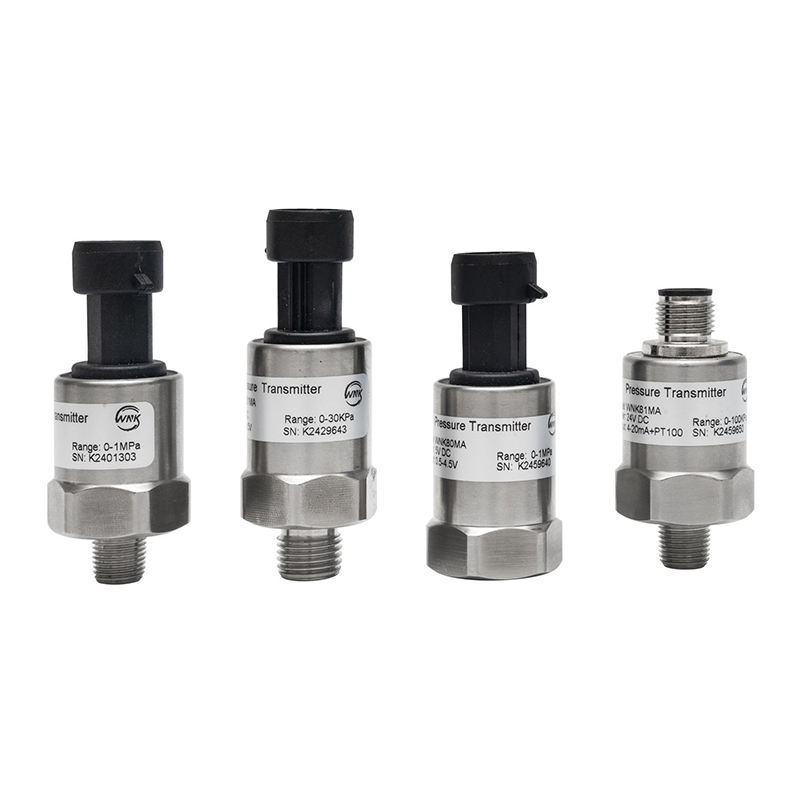 WNK81ma Electronic Water Pressure Sensor 0.5-4.5V 4-20mA Output -1-700Bar Range for Oil Air Gas CE ROHS