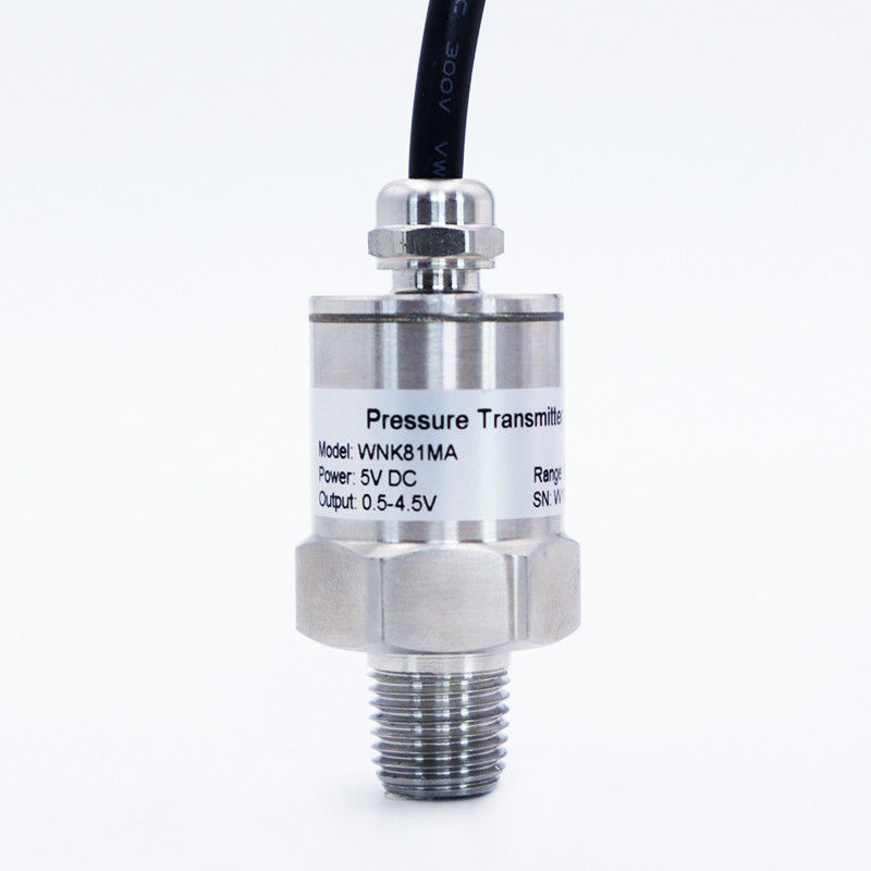 304 SS 316L 5 Psi Pressure Sensor 12VDC For Water Supply Pipeline