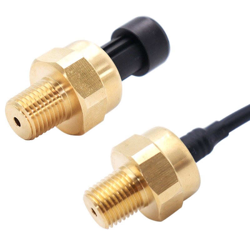 0.5-4.5VDC Electronic Brass Water Pressure Sensor For Liquid Gas