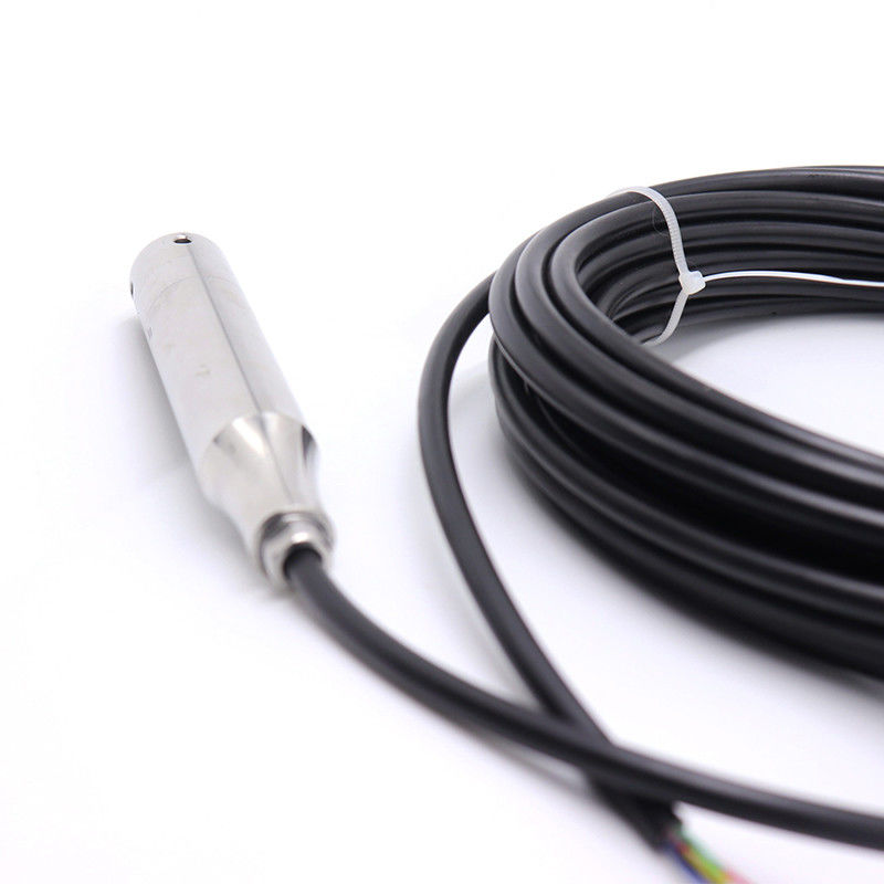 Stainless Steel Cable Throw-in Liquid Level Sensor Transmitter For Open Container