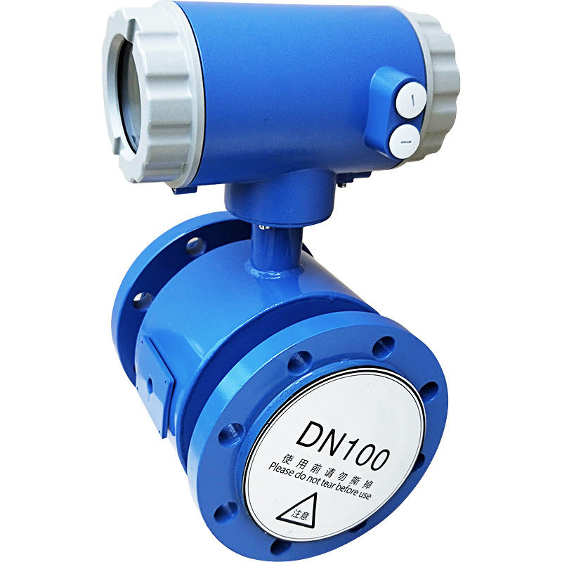 IP65 IP68 Turbine Type Flow Meter SST 1Cr18Ni9Ti Grounding flange material