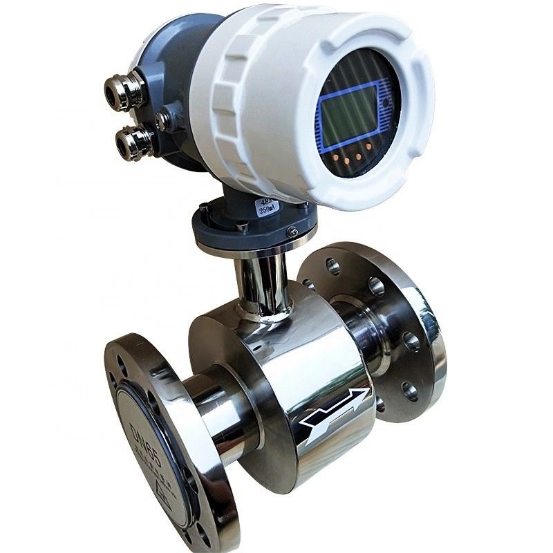 Max 15m/s Digital Flow Meter , 4-20mA Digital Water Flow Sensor For Chemical Field