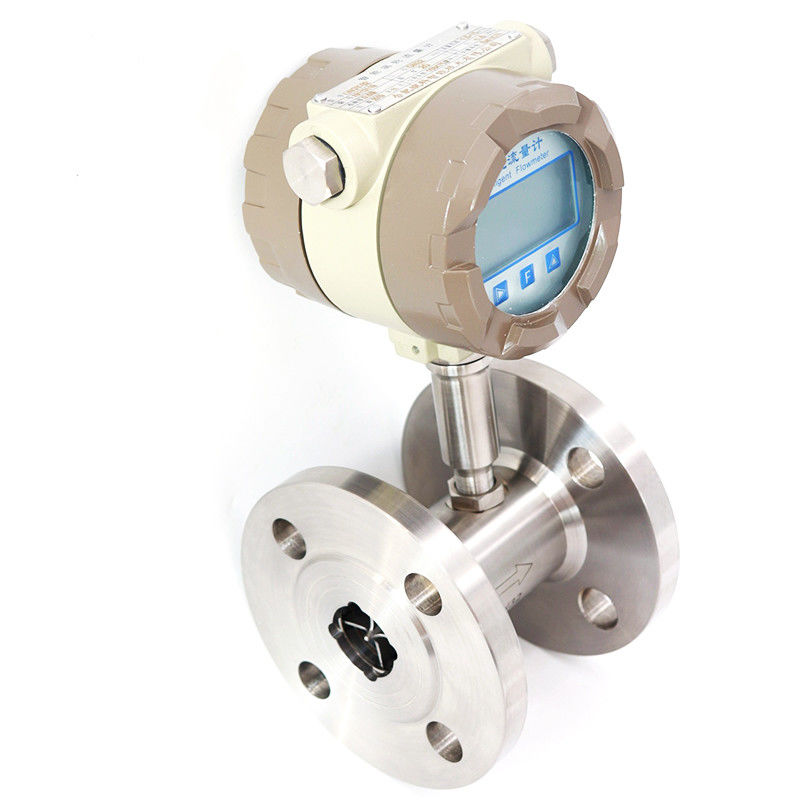 WNK IP65 Digital Water Flow Meter Turbine Type 4-20mA High Accuracy