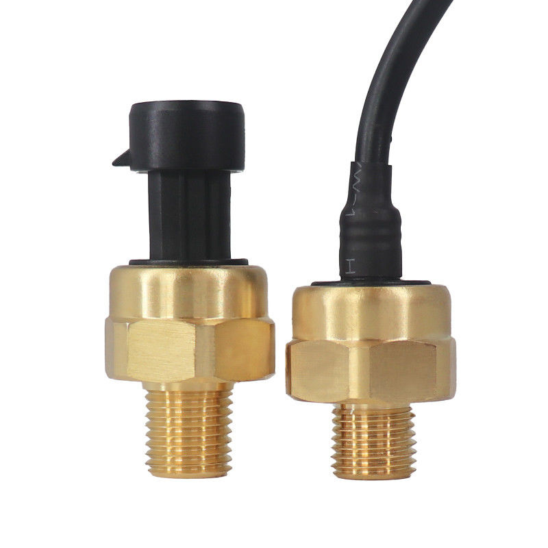 Hvac Brass Housing Electronic Water Pressure Sensor For Air Gas 0.5V 4.5V