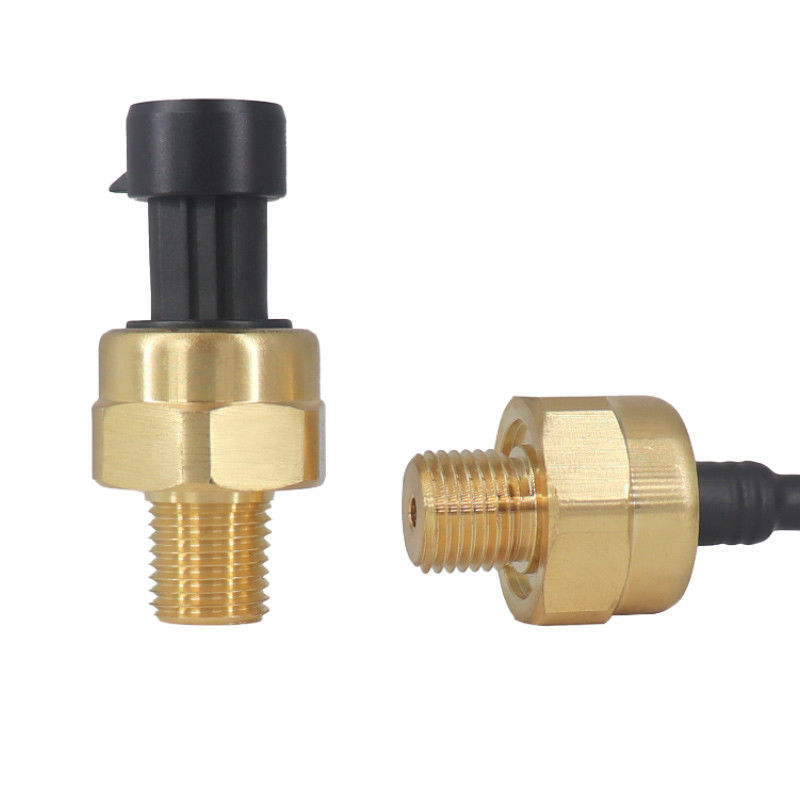 0.5 - 4.5V Output G1/4 Brass Pressure Sensor For Liquid Gas Oil