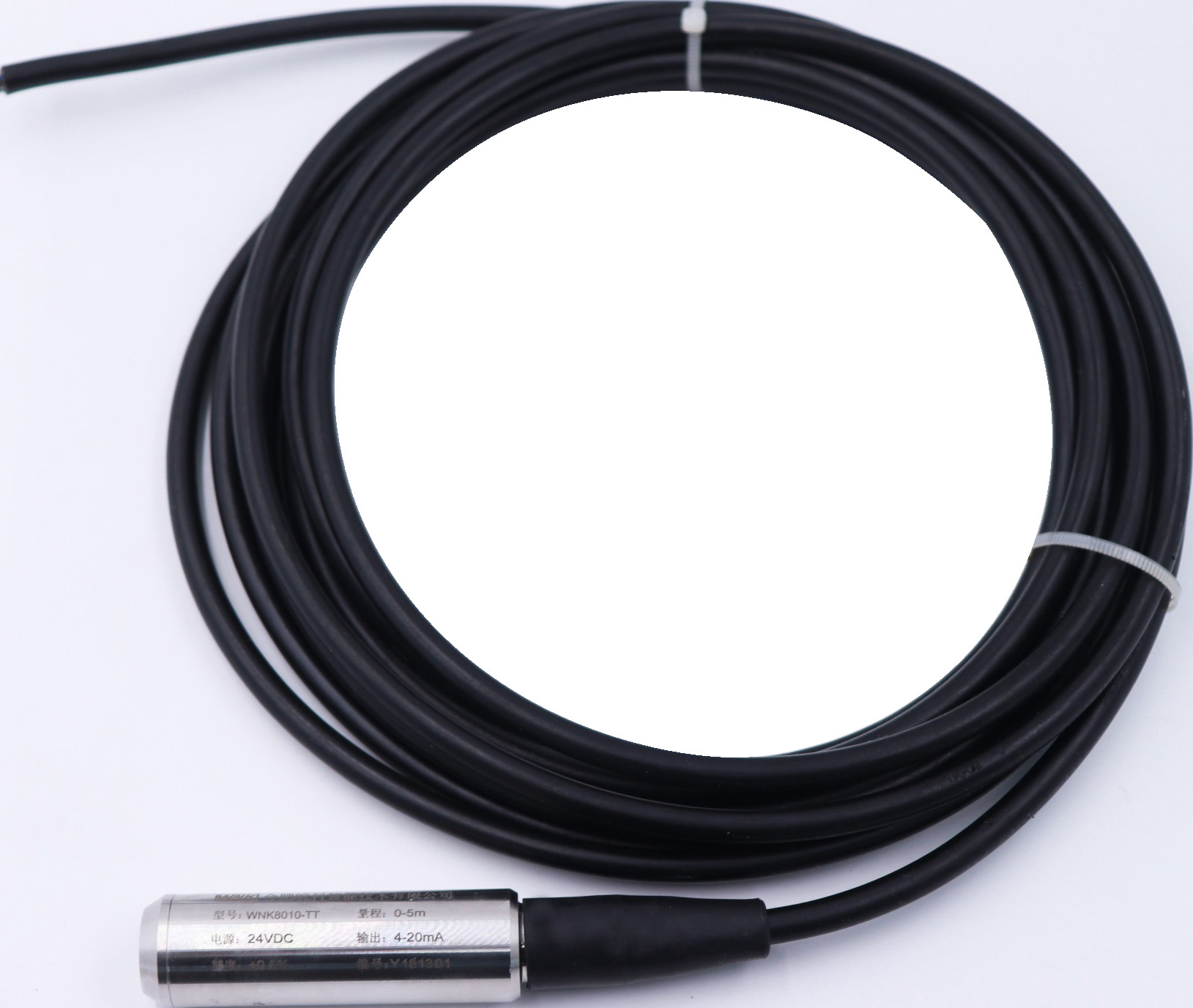 24VDC Submersible Level Sensor , IP68 RS485 Water Level Transmitter