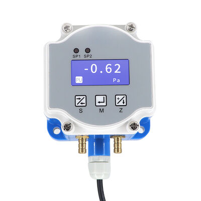 High Accuracy 100pa 4-20mA RS485 Micro Differential Pressure Transmitter for Gas